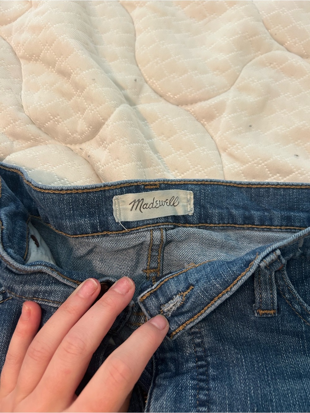 Madewell Dark Blue High-Rise Women's Jeans